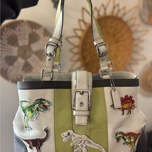 Coach Custom Dinosaur Tote